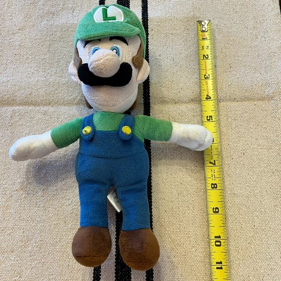 Super Mario Bros Luigi 10” Plush Nintendo All Star Little Buddy 2017 - Picture 4 of 5